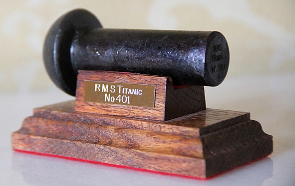 RMS Titanic 401 Rivet from The Belfast Titanic Gift Shop online